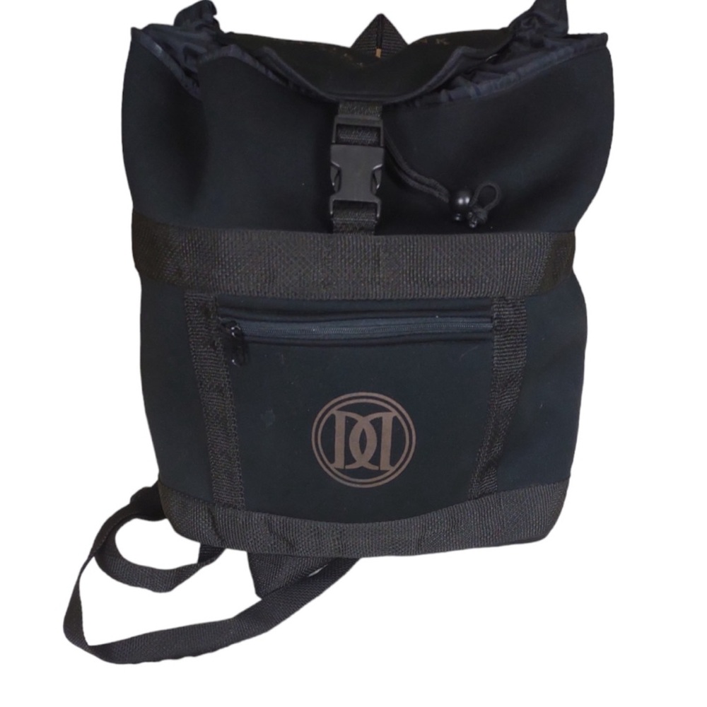 Daniel Mink Switzerland Black Rugged Travelers Backpack EUC